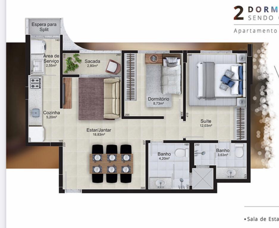 Apartamento à venda com 2 quartos, 69m² - Foto 16