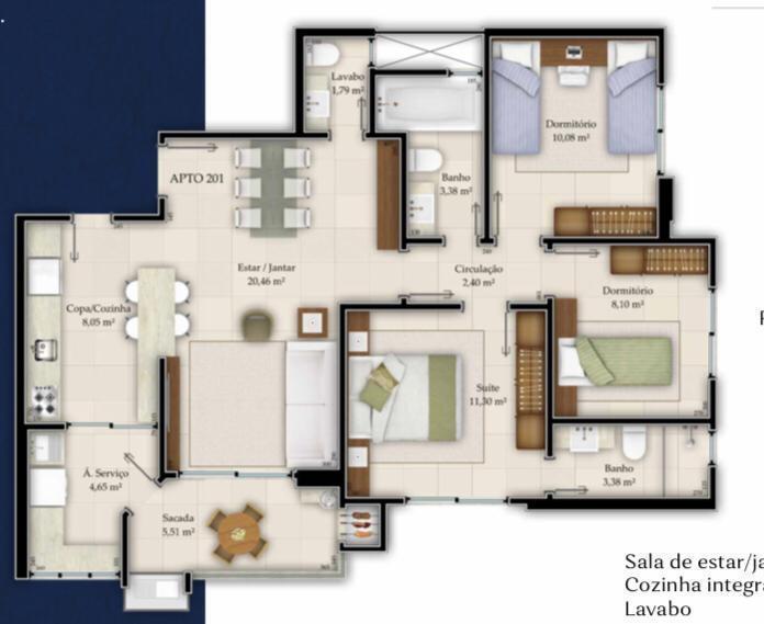 Apartamento à venda com 3 quartos, 93m² - Foto 9