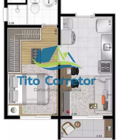 Apartamento à venda com 1 quarto, 26m² - Foto 17