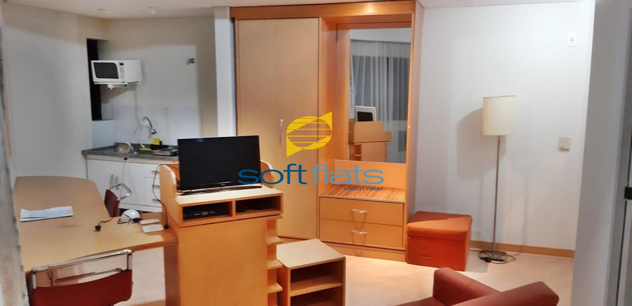 Flat/Apart Hotel para alugar com 1 quarto, 27m² - Foto 1