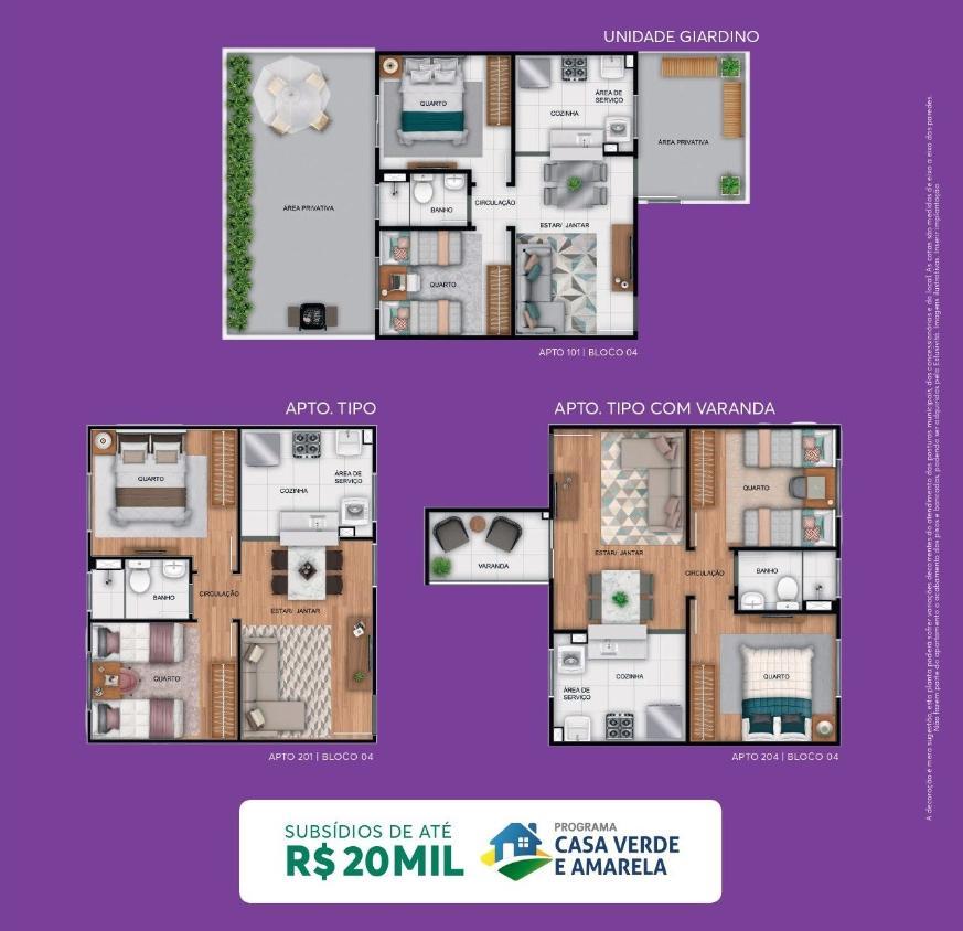 Apartamento à venda com 2 quartos, 46m² - Foto 7