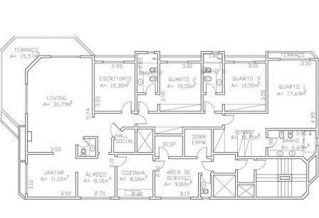 Apartamento à venda com 3 quartos, 220m² - Foto 29