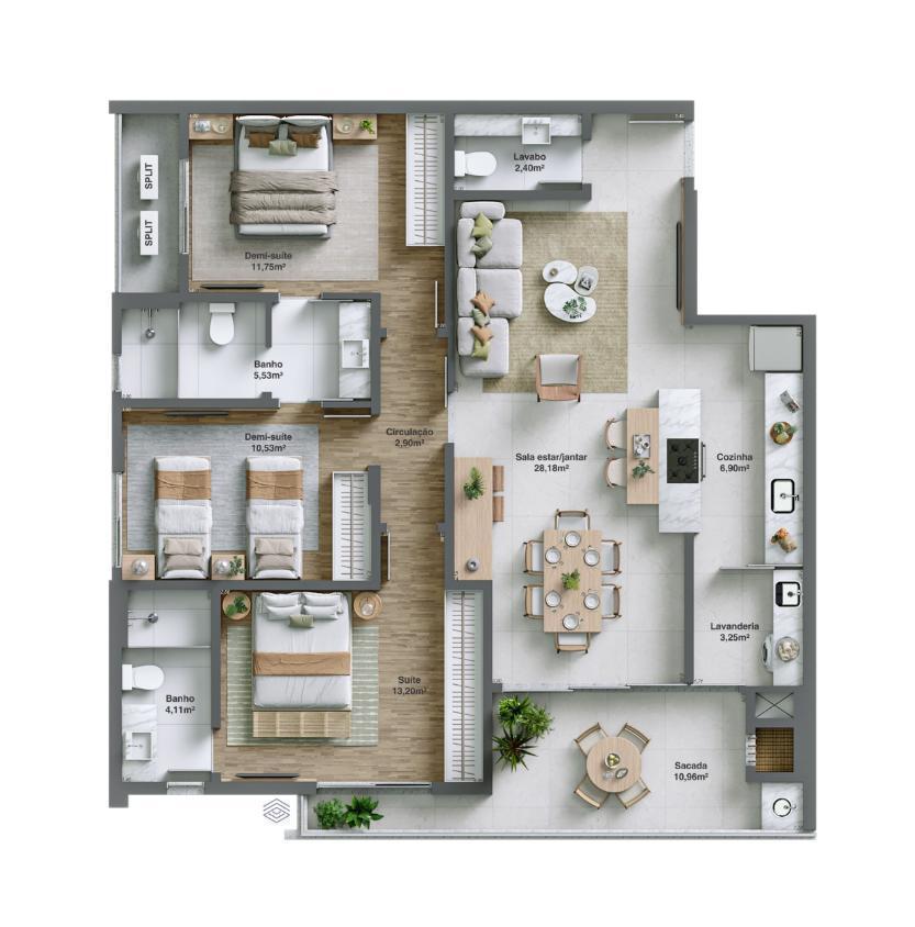 Apartamento à venda com 3 quartos, 98m² - Foto 6