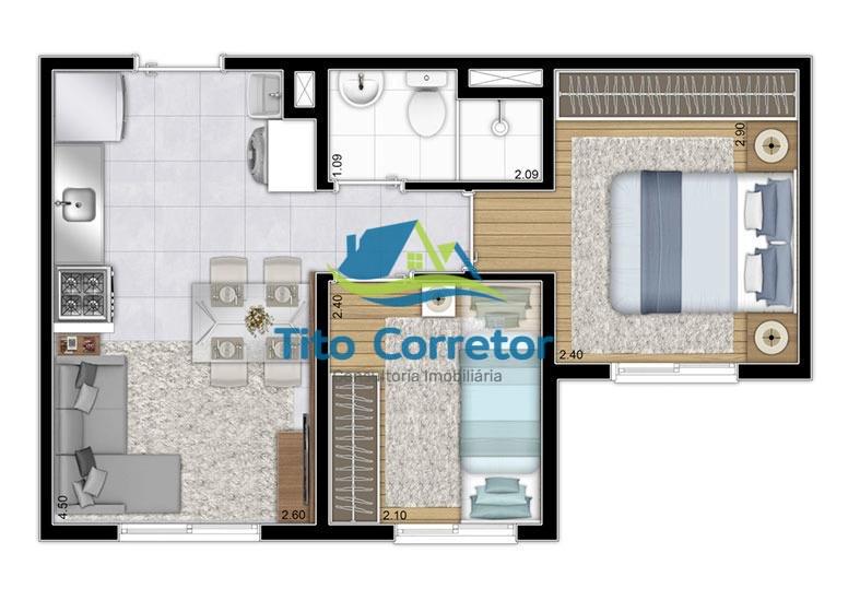 Apartamento à venda com 2 quartos, 33m² - Foto 25