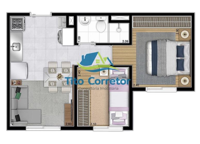 Apartamento à venda com 2 quartos, 35m² - Foto 32