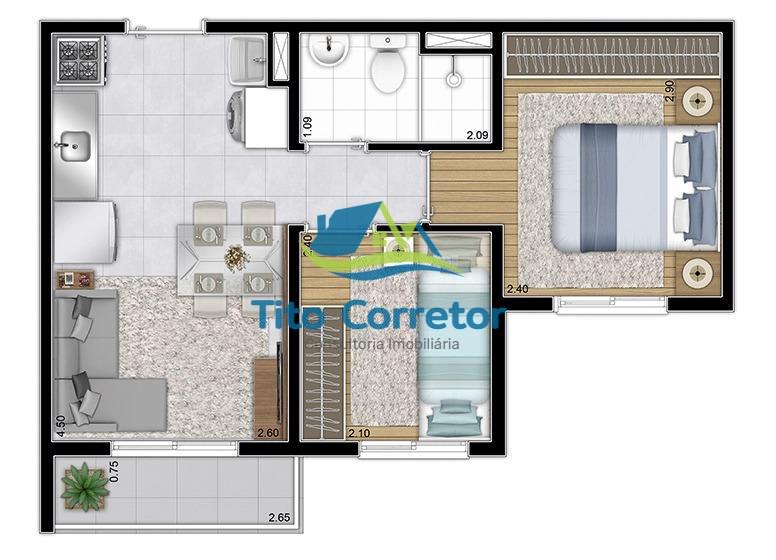 Apartamento à venda com 2 quartos, 35m² - Foto 33