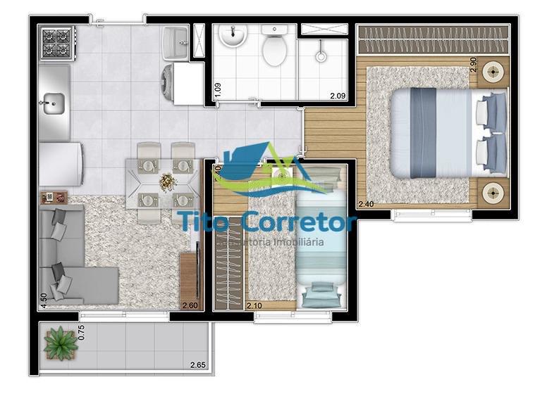 Apartamento à venda com 2 quartos, 35m² - Foto 23