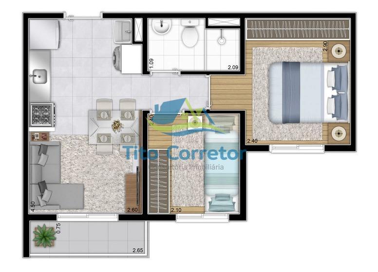 Apartamento à venda com 2 quartos, 34m² - Foto 31