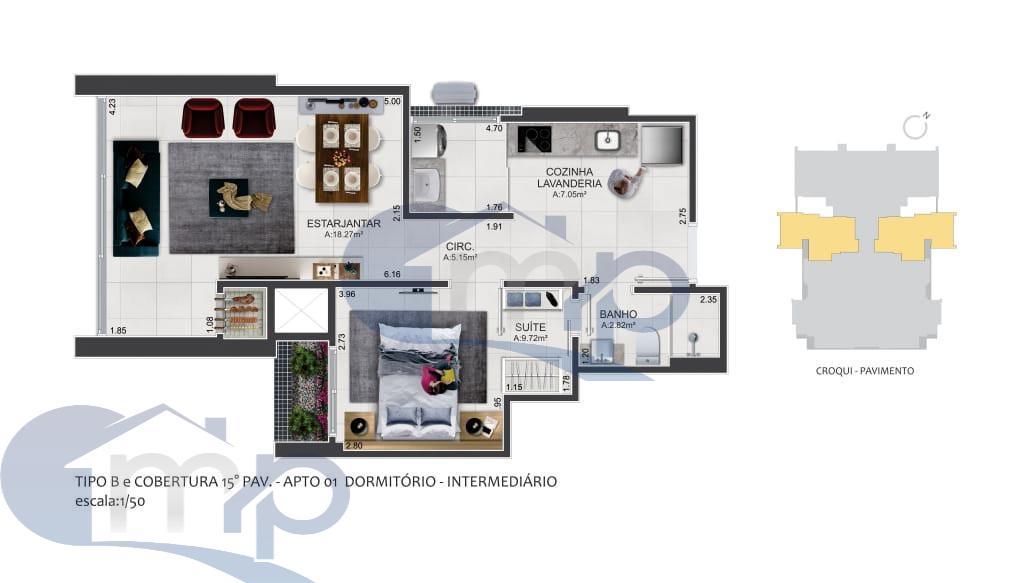 Apartamento à venda com 2 quartos, 69m² - Foto 16