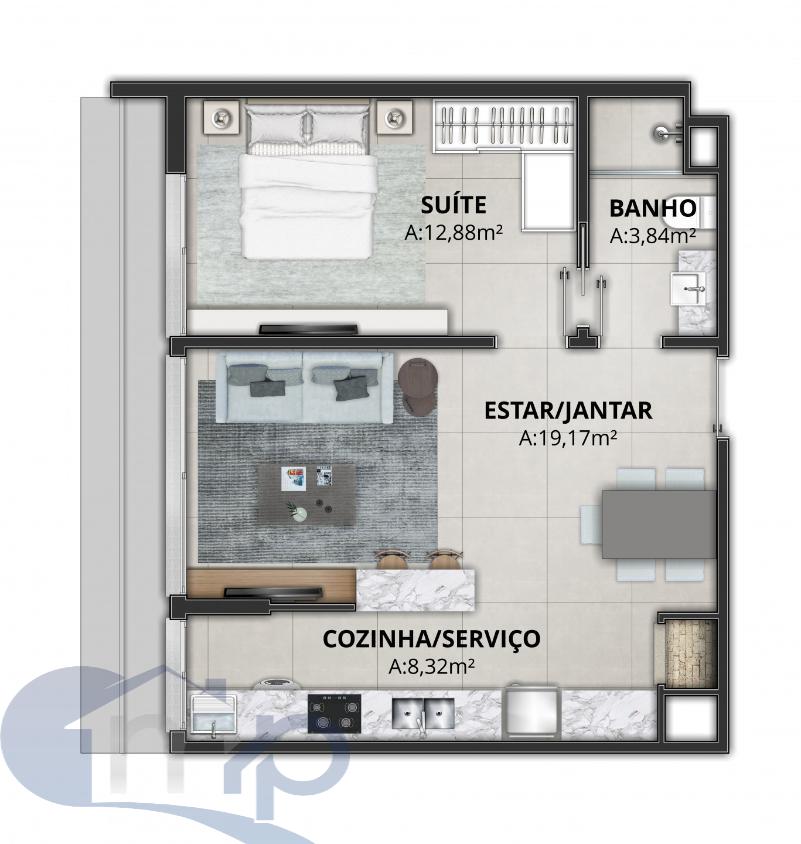 Apartamento à venda com 2 quartos, 77m² - Foto 14