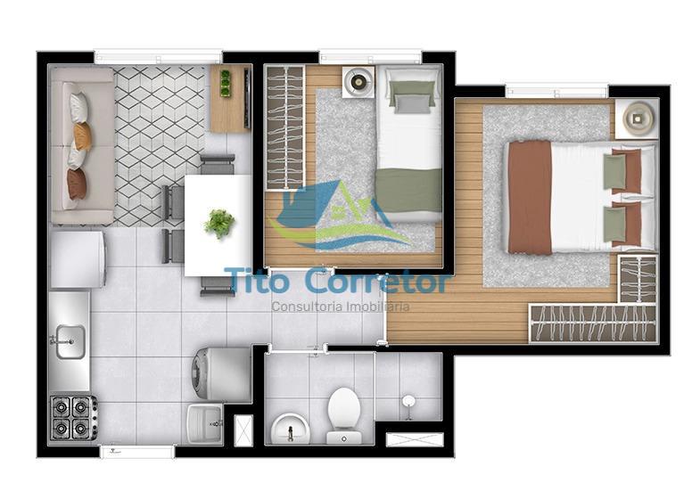 Apartamento à venda com 2 quartos, 33m² - Foto 17