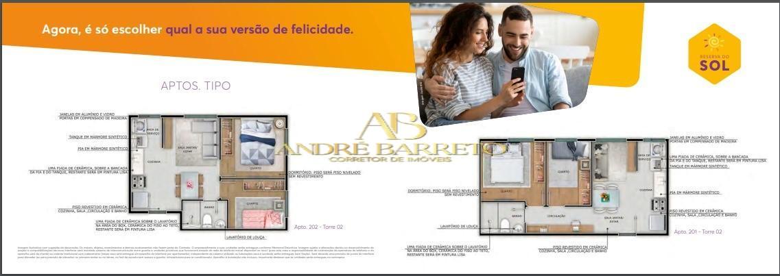 Apartamento à venda com 2 quartos, 44m² - Foto 9