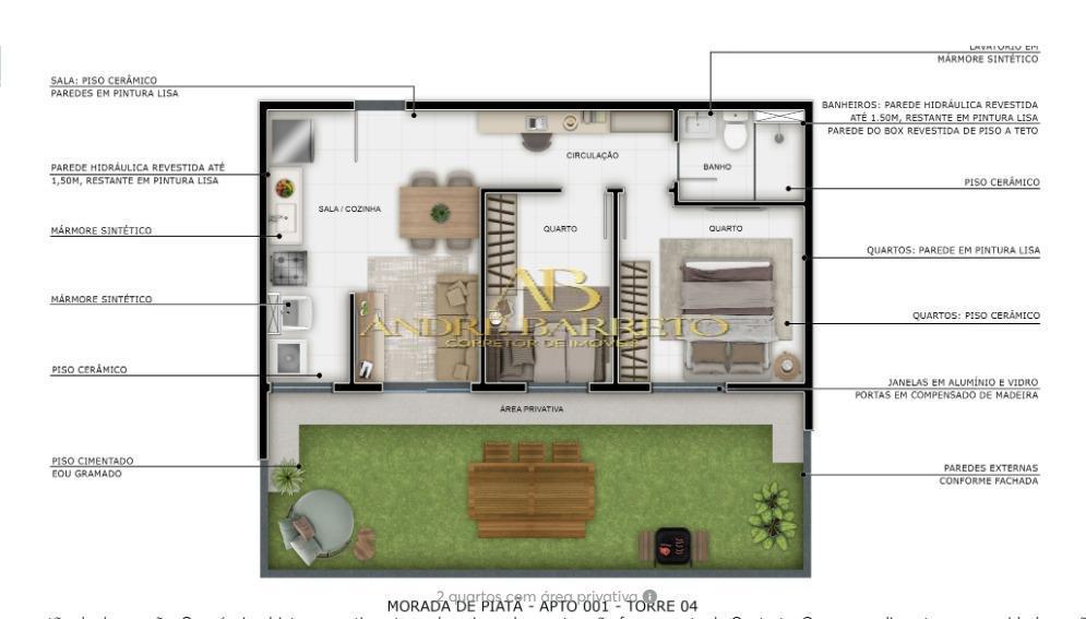 Apartamento à venda com 2 quartos, 40m² - Foto 11