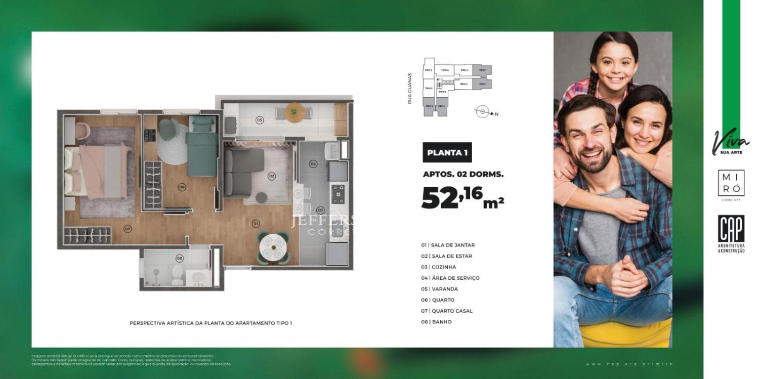 Apartamento à venda com 2 quartos, 52m² - Foto 12