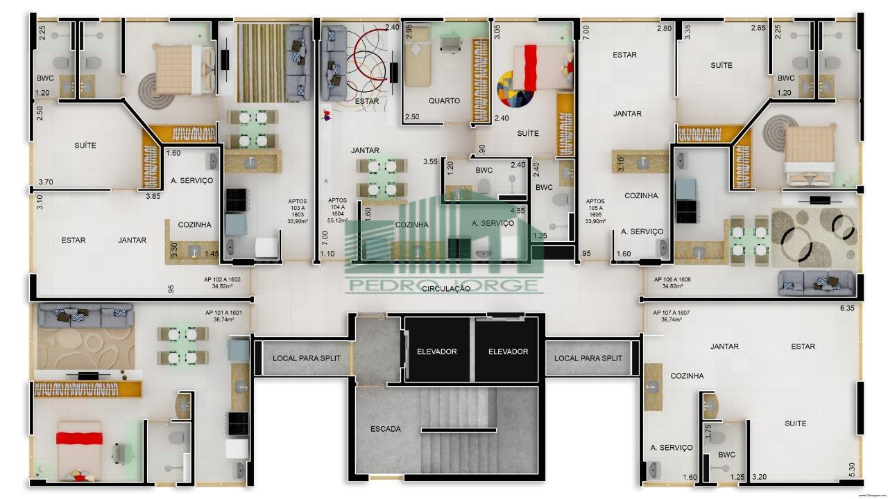 Apartamento à venda com 1 quarto, 37m² - Foto 22