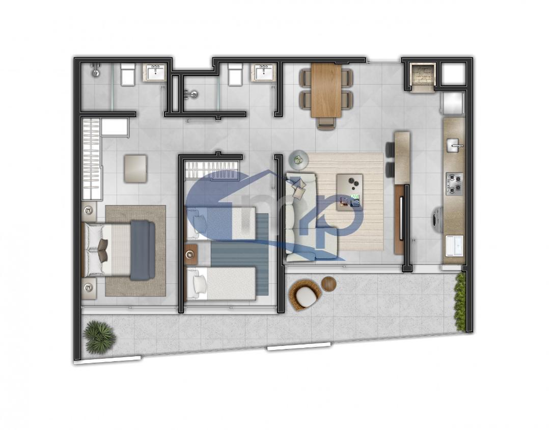 Apartamento à venda com 2 quartos, 149m² - Foto 9