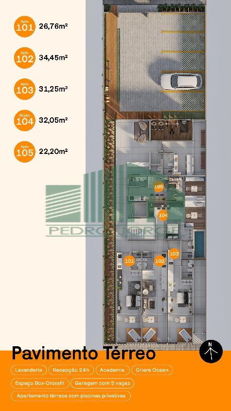 Flat/Apart Hotel à venda com 1 quarto, 32m² - Foto 16