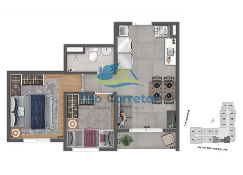 Apartamento à venda com 1 quarto - Foto 25