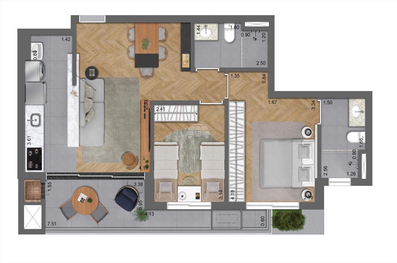 Apartamento à venda com 2 quartos, 69m² - Foto 23