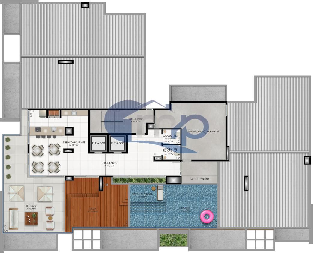 Apartamento à venda com 2 quartos, 74m² - Foto 6