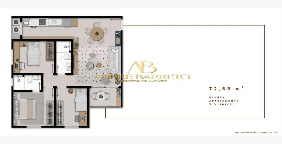 Apartamento à venda com 2 quartos, 55m² - Foto 7