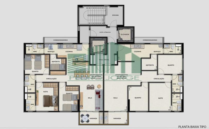 Apartamento à venda com 3 quartos, 93m² - Foto 8