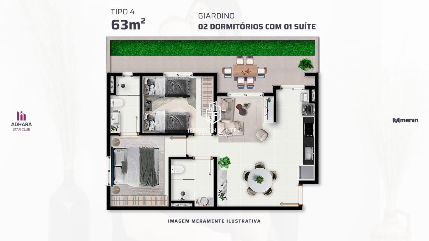 Apartamento à venda com 2 quartos, 43m² - Foto 21