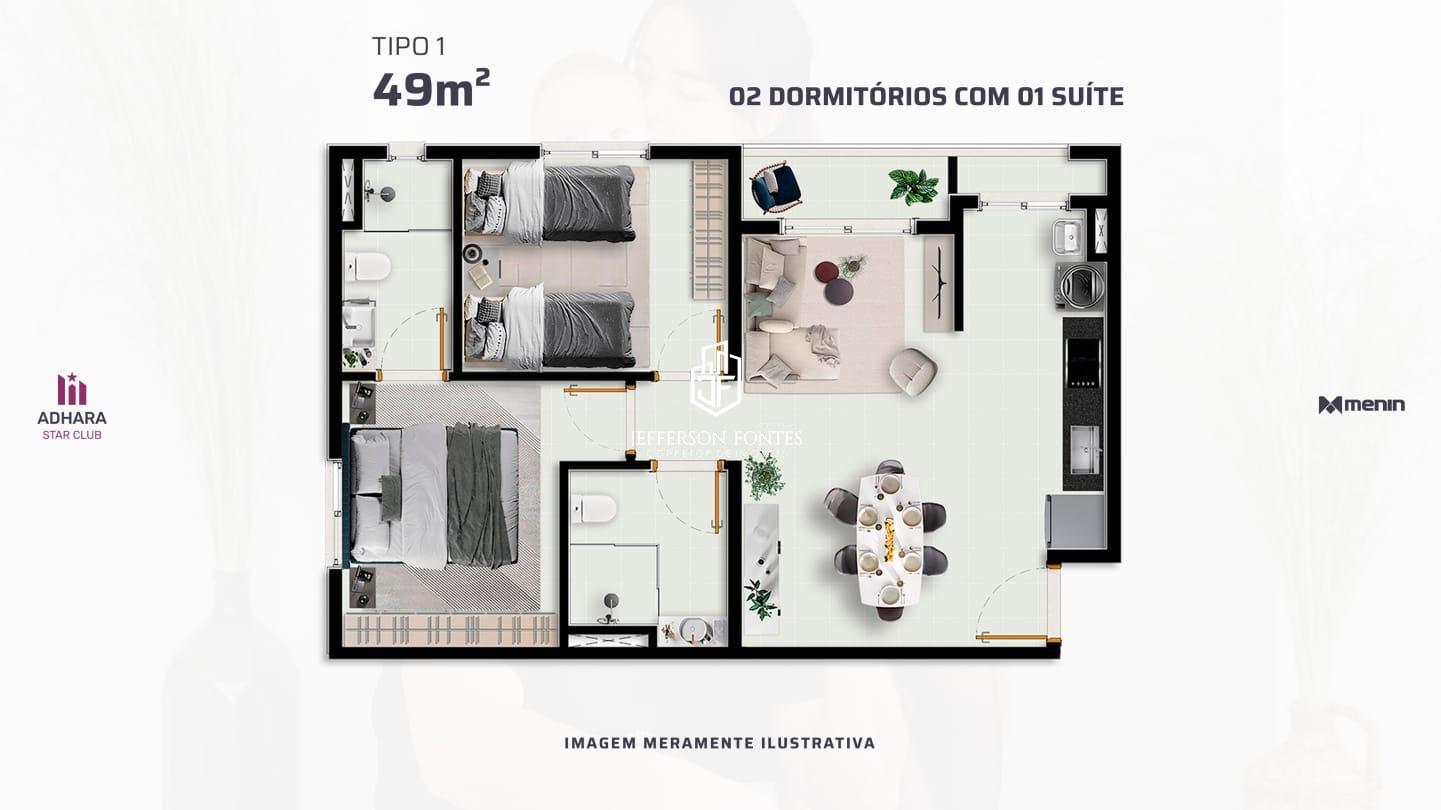 Apartamento à venda com 2 quartos, 43m² - Foto 16