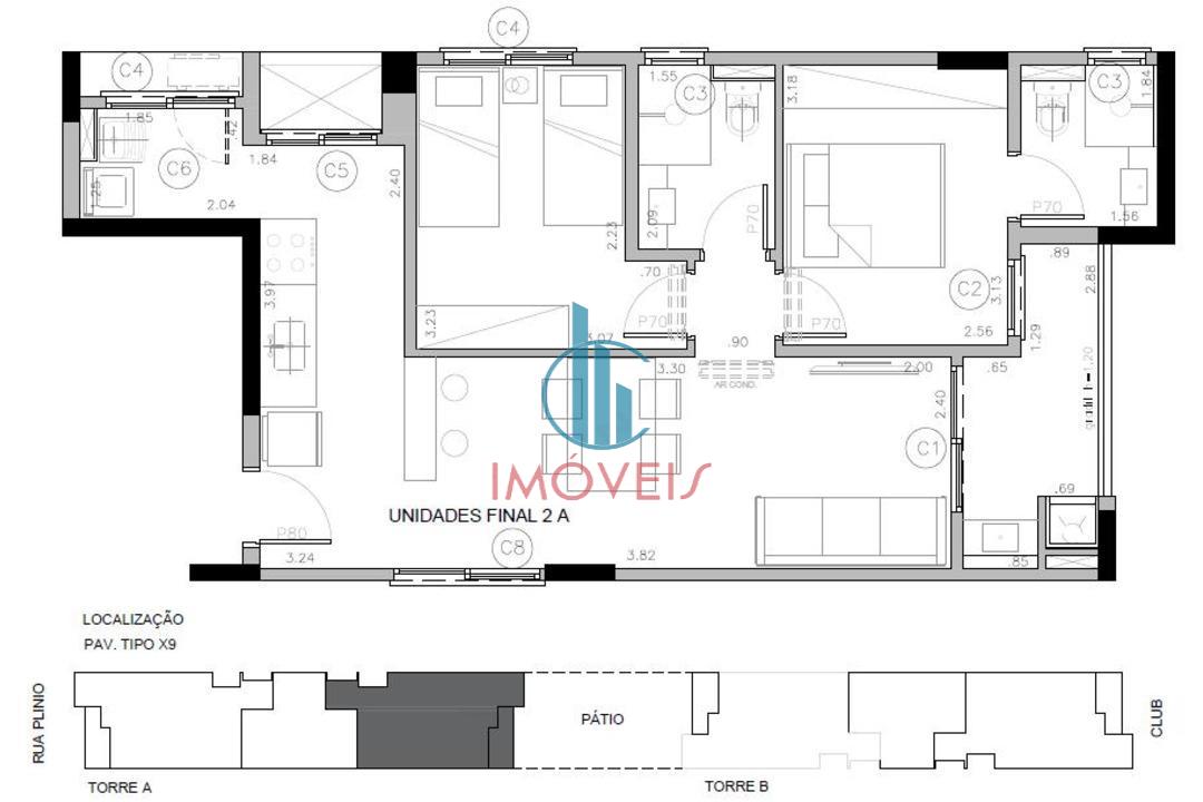 Apartamento à venda com 2 quartos, 60m² - Foto 29