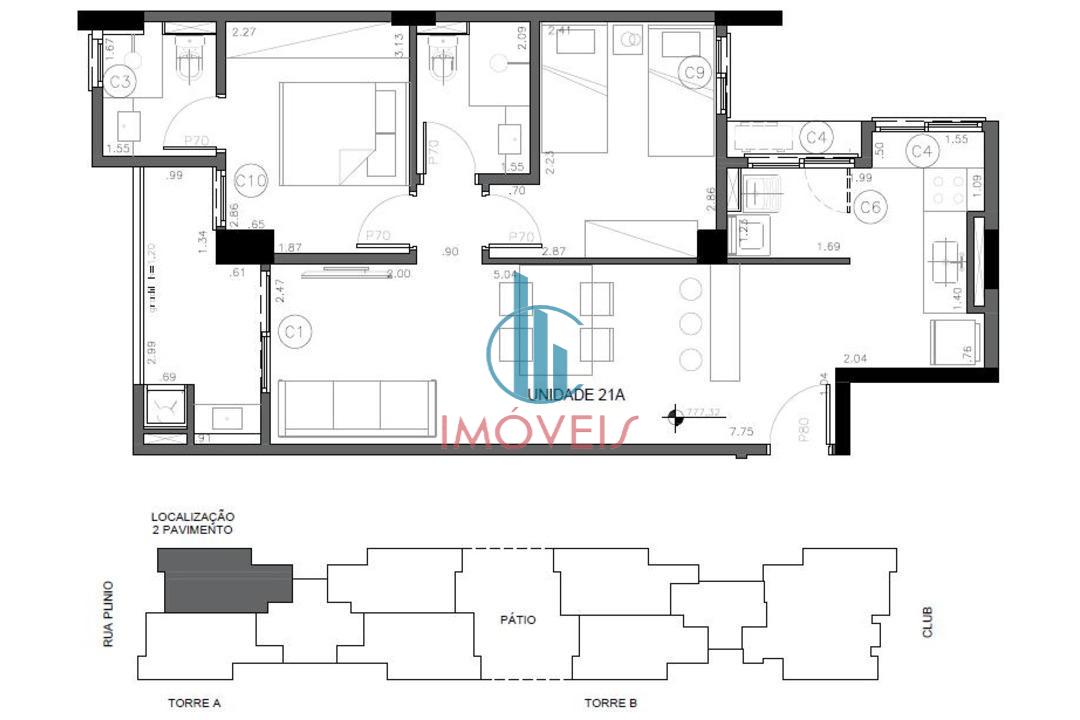 Apartamento à venda com 2 quartos, 60m² - Foto 42