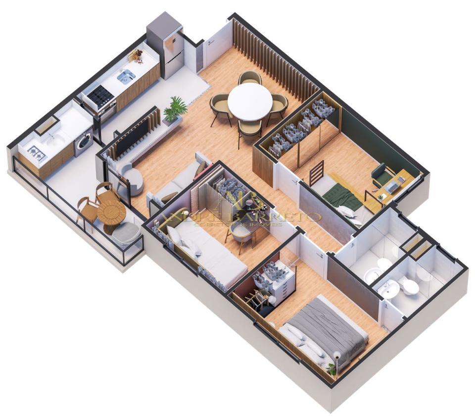 Apartamento à venda com 3 quartos, 55m² - Foto 23