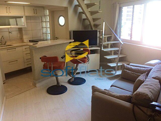 Apartamento à venda e aluguel com 1 quarto, 45m² - Foto 1