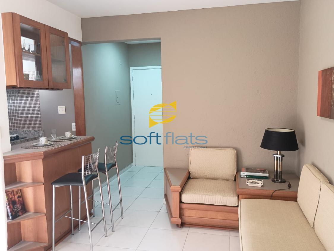 Flat/Apart Hotel para alugar com 1 quarto, 45m² - Foto 3