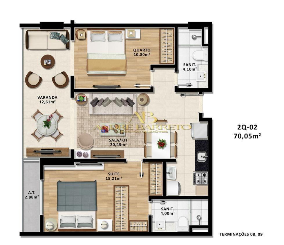 Apartamento à venda com 1 quarto, 28m² - Foto 18