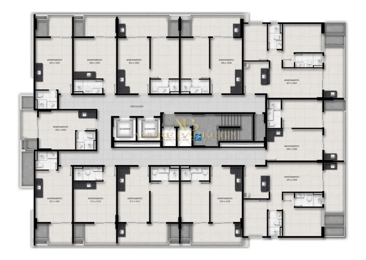 Apartamento à venda com 2 quartos, 28m² - Foto 21