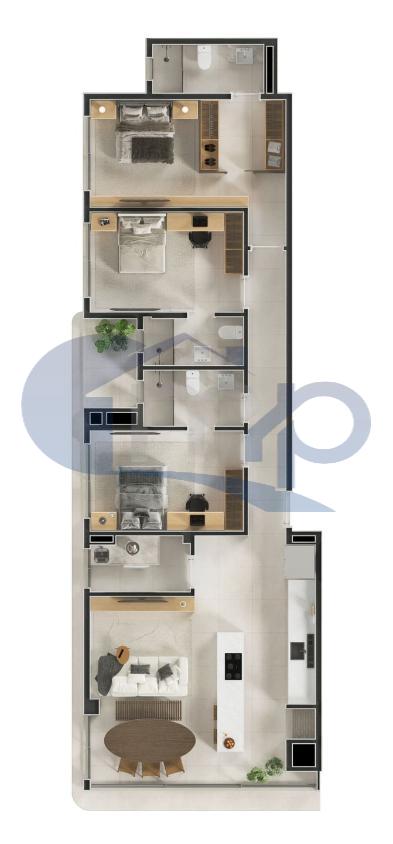 Apartamento à venda com 3 quartos, 119m² - Foto 13