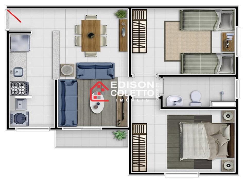 Apartamento à venda com 2 quartos, 52m² - Foto 12