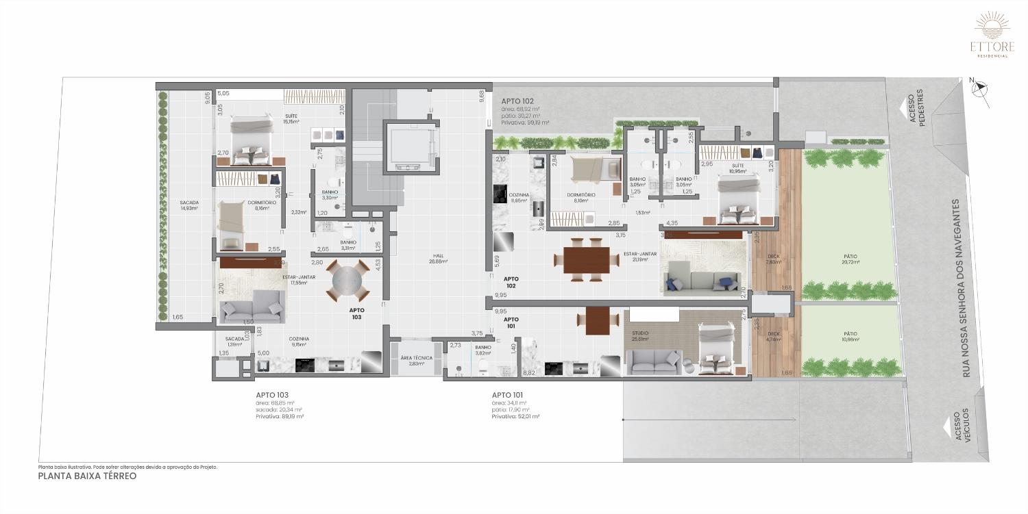 Apartamento à venda com 2 quartos, 111m² - Foto 10