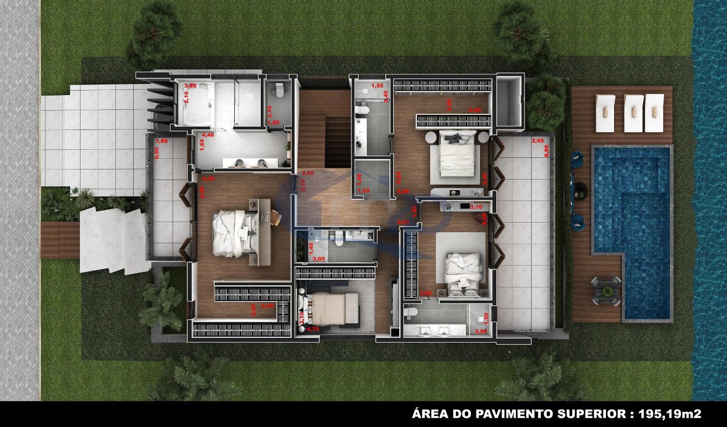 Casa de Condomínio à venda com 5 quartos, 423m² - Foto 7