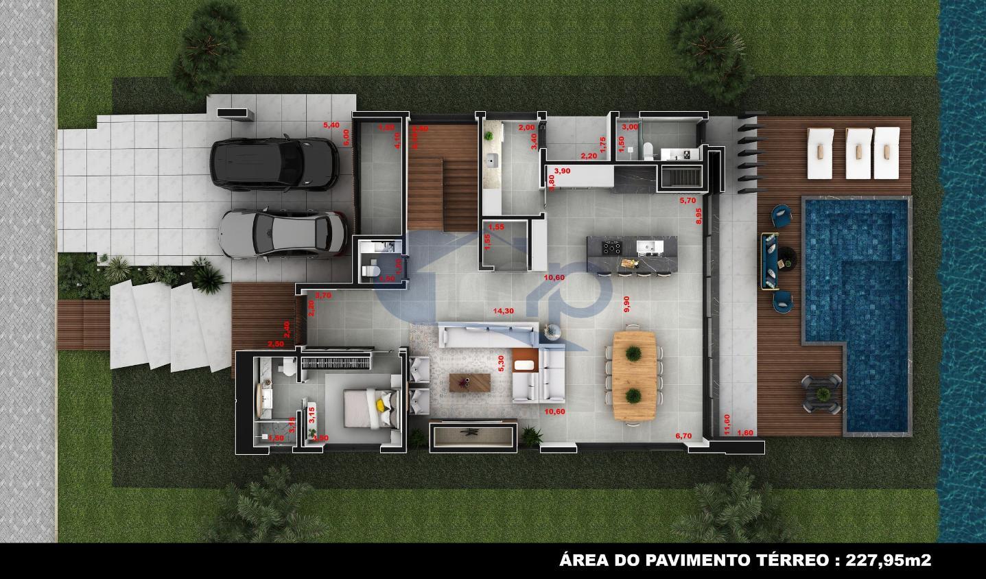 Casa de Condomínio à venda com 5 quartos, 423m² - Foto 8