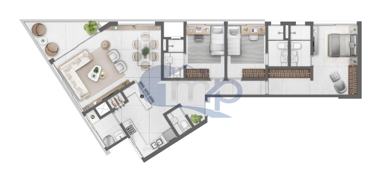 Apartamento à venda com 3 quartos, 131m² - Foto 11