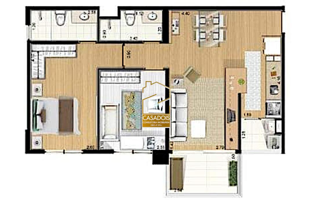 Apartamento à venda com 2 quartos, 62m² - Foto 23