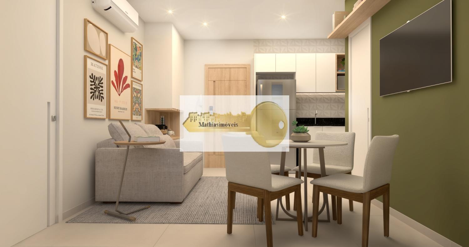 Apartamento à venda com 1 quarto, 35m² - Foto 1