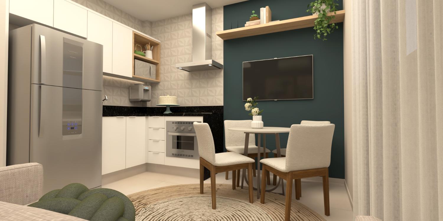 Apartamento à venda com 1 quarto, 33m² - Foto 6