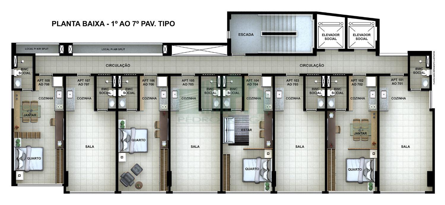 Apartamento à venda com 1 quarto, 24m² - Foto 13