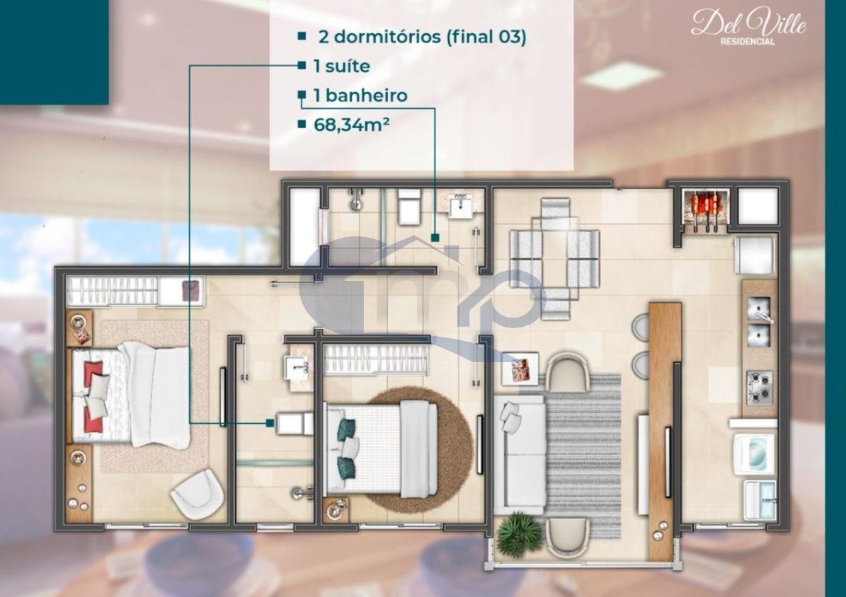 Apartamento à venda com 2 quartos, 71m² - Foto 6