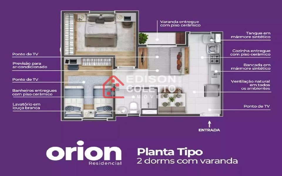 Apartamento à venda com 2 quartos, 43m² - Foto 30