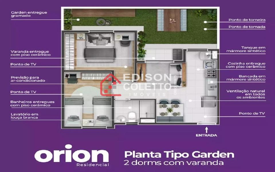 Apartamento à venda com 2 quartos, 43m² - Foto 29