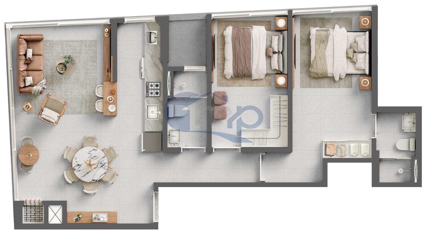 Apartamento à venda com 2 quartos, 73m² - Foto 16