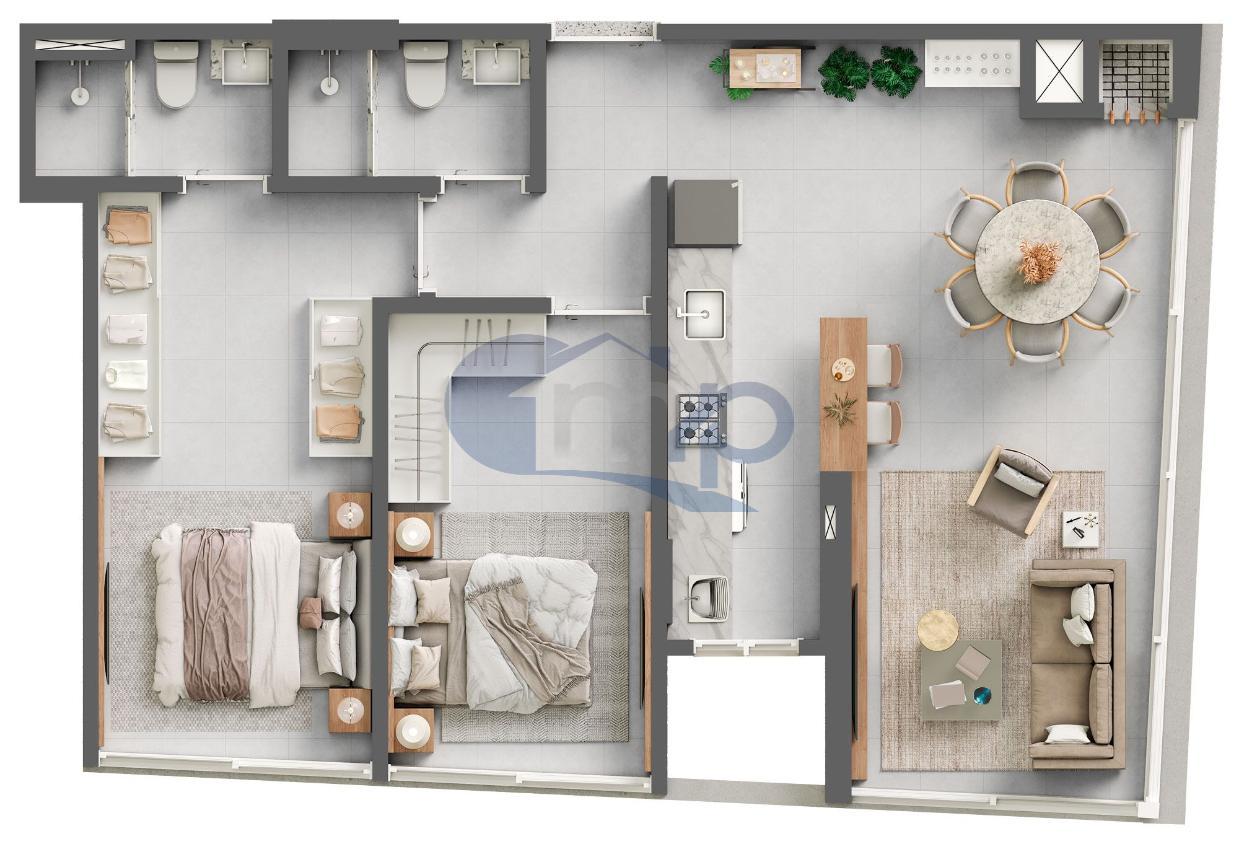 Apartamento à venda com 2 quartos, 73m² - Foto 17